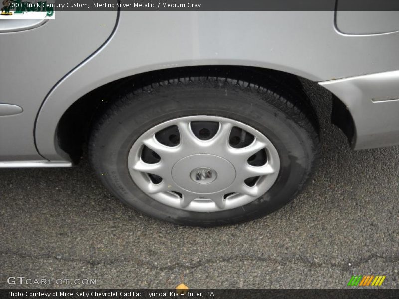 Sterling Silver Metallic / Medium Gray 2003 Buick Century Custom