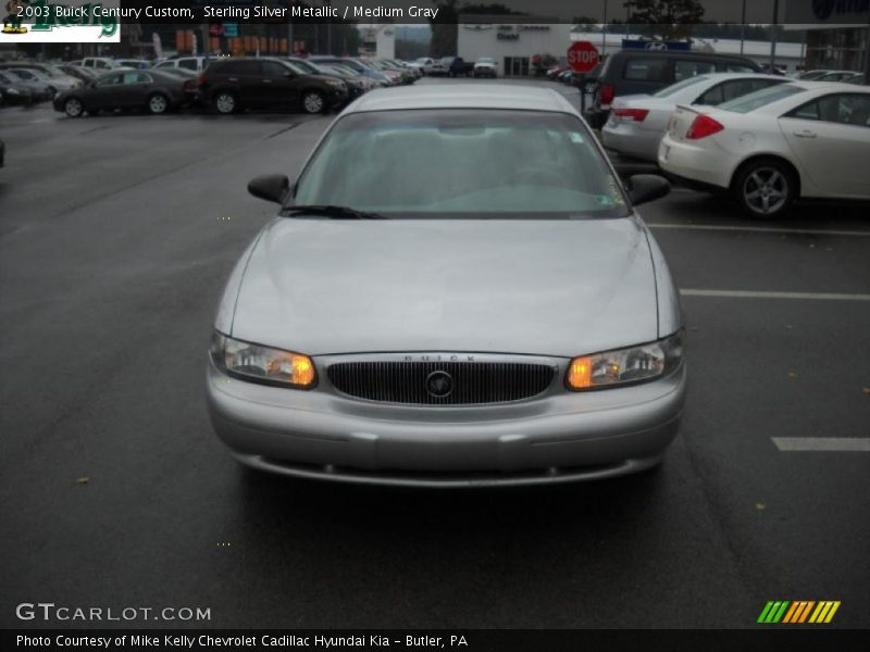 Sterling Silver Metallic / Medium Gray 2003 Buick Century Custom