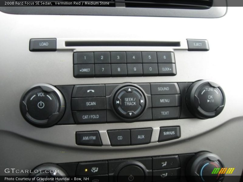 Vermillion Red / Medium Stone 2008 Ford Focus SE Sedan