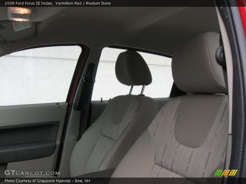Vermillion Red / Medium Stone 2008 Ford Focus SE Sedan