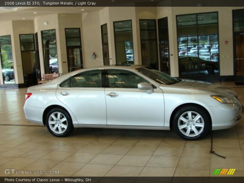 Tungsten Metallic / Light Gray 2008 Lexus ES 350