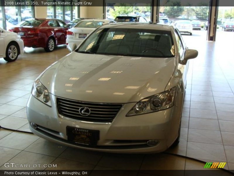 Tungsten Metallic / Light Gray 2008 Lexus ES 350