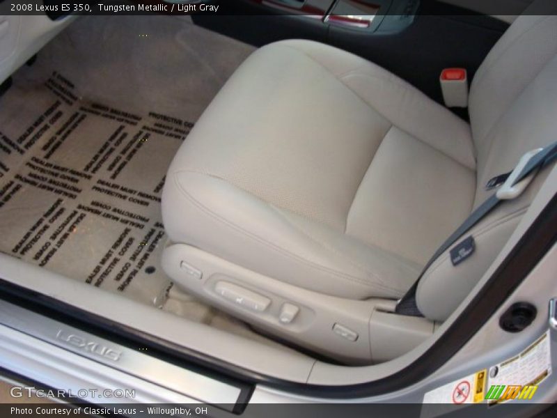 Tungsten Metallic / Light Gray 2008 Lexus ES 350