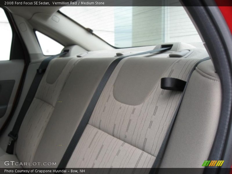 Vermillion Red / Medium Stone 2008 Ford Focus SE Sedan