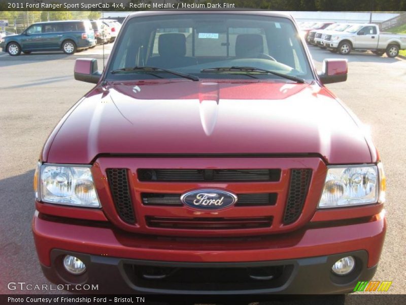 Redfire Metallic / Medium Dark Flint 2011 Ford Ranger Sport SuperCab 4x4