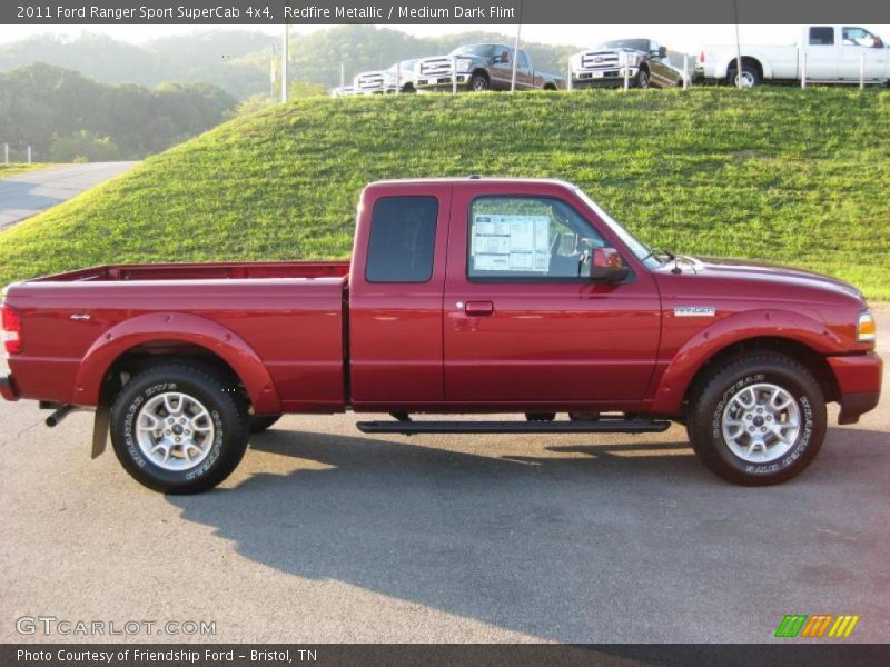Redfire Metallic / Medium Dark Flint 2011 Ford Ranger Sport SuperCab 4x4