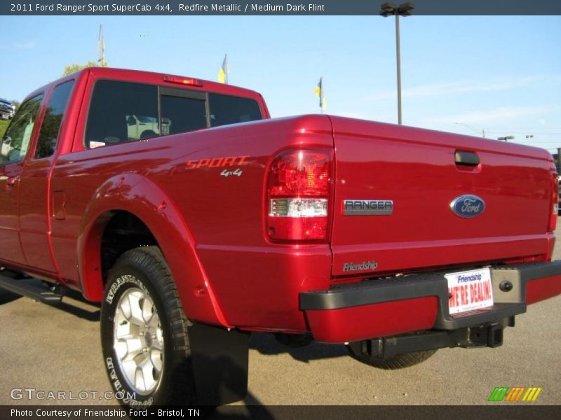 Redfire Metallic / Medium Dark Flint 2011 Ford Ranger Sport SuperCab 4x4