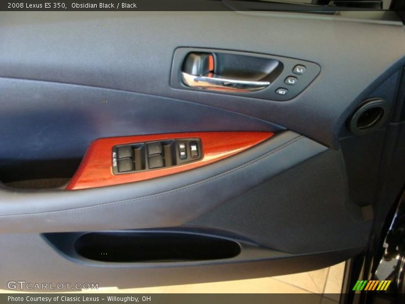 Obsidian Black / Black 2008 Lexus ES 350