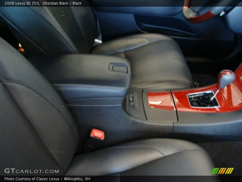 Obsidian Black / Black 2008 Lexus ES 350