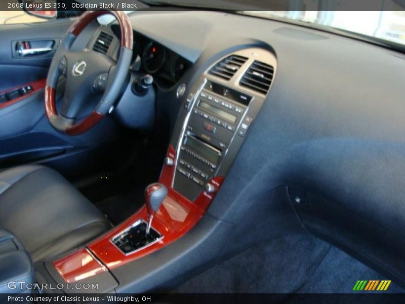 Obsidian Black / Black 2008 Lexus ES 350