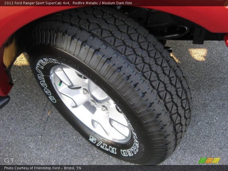 Redfire Metallic / Medium Dark Flint 2011 Ford Ranger Sport SuperCab 4x4