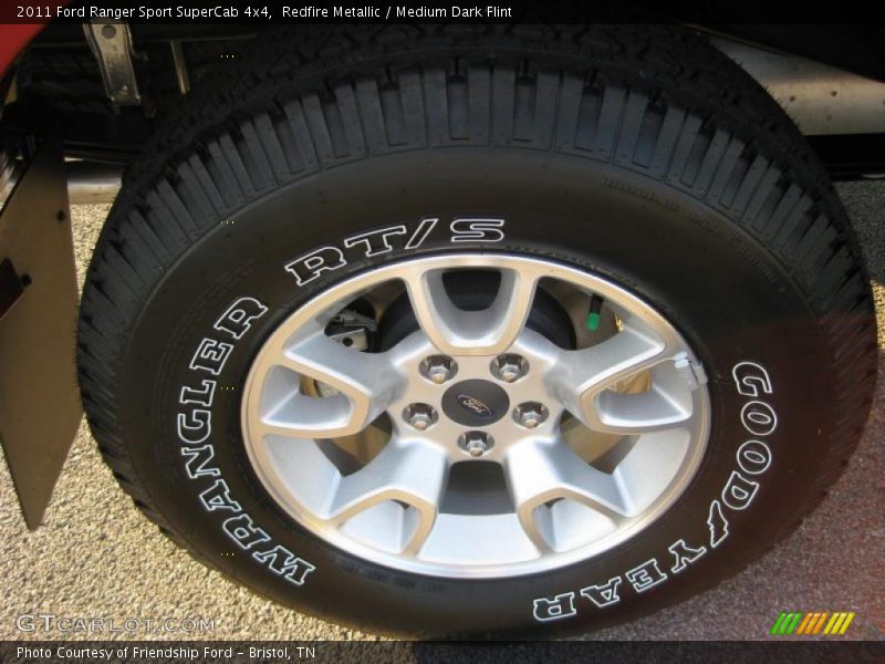Redfire Metallic / Medium Dark Flint 2011 Ford Ranger Sport SuperCab 4x4