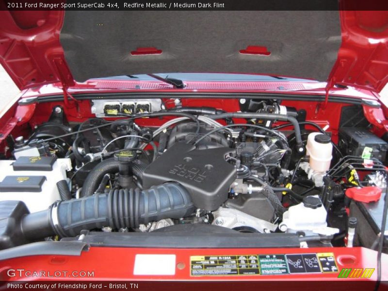 Redfire Metallic / Medium Dark Flint 2011 Ford Ranger Sport SuperCab 4x4