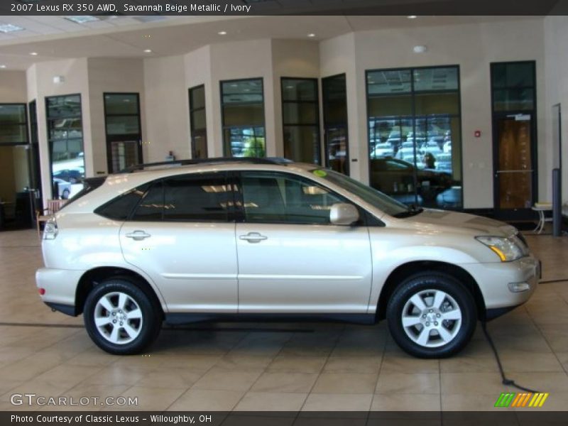 Savannah Beige Metallic / Ivory 2007 Lexus RX 350 AWD
