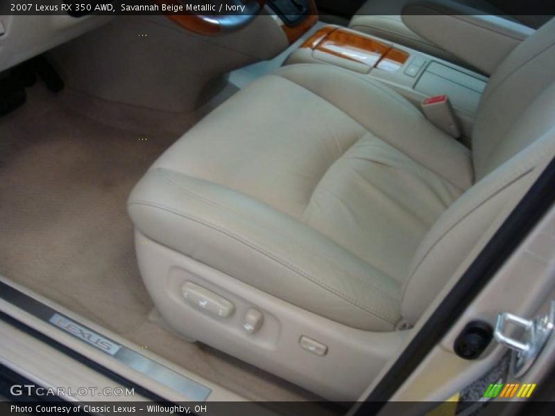 Savannah Beige Metallic / Ivory 2007 Lexus RX 350 AWD