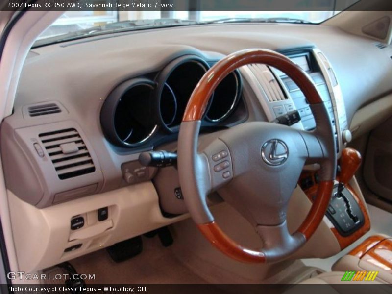Savannah Beige Metallic / Ivory 2007 Lexus RX 350 AWD