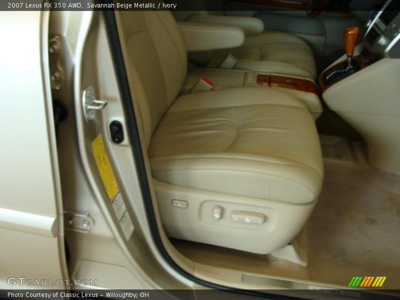 Savannah Beige Metallic / Ivory 2007 Lexus RX 350 AWD