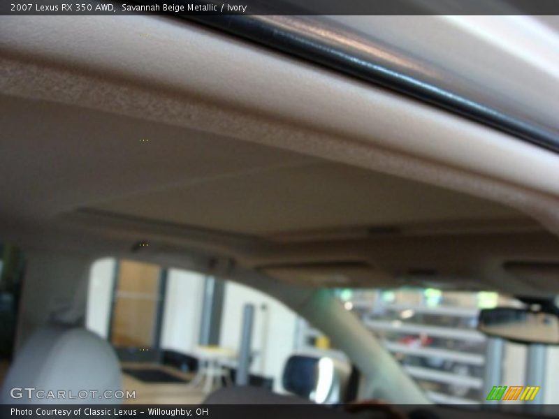 Savannah Beige Metallic / Ivory 2007 Lexus RX 350 AWD
