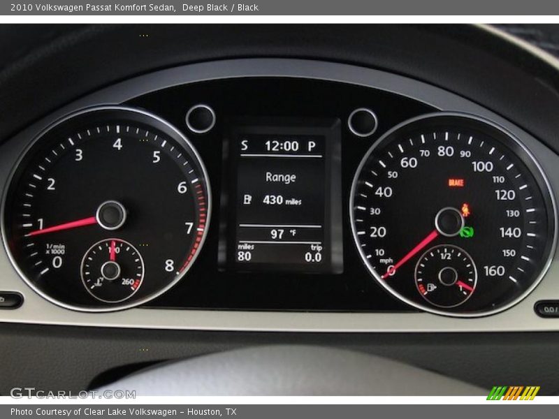 Deep Black / Black 2010 Volkswagen Passat Komfort Sedan