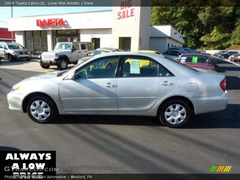 Lunar Mist Metallic / Stone 2004 Toyota Camry LE