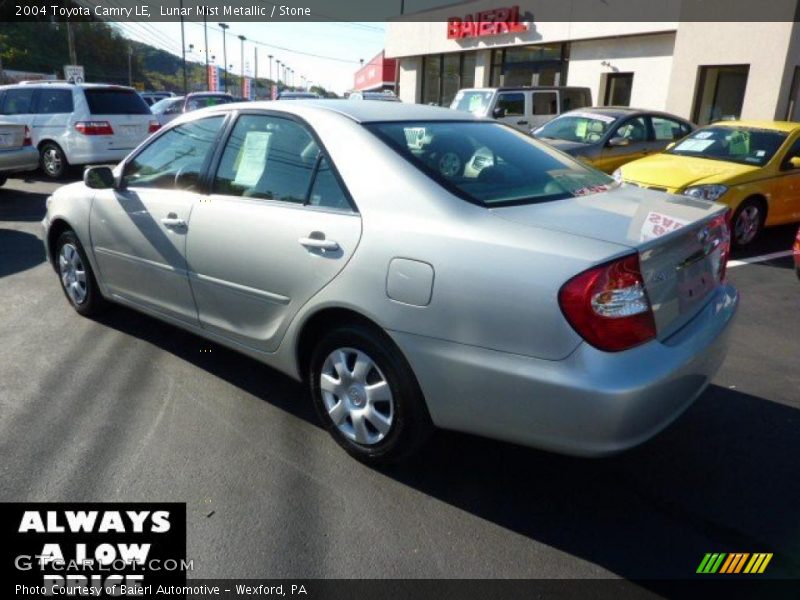 Lunar Mist Metallic / Stone 2004 Toyota Camry LE