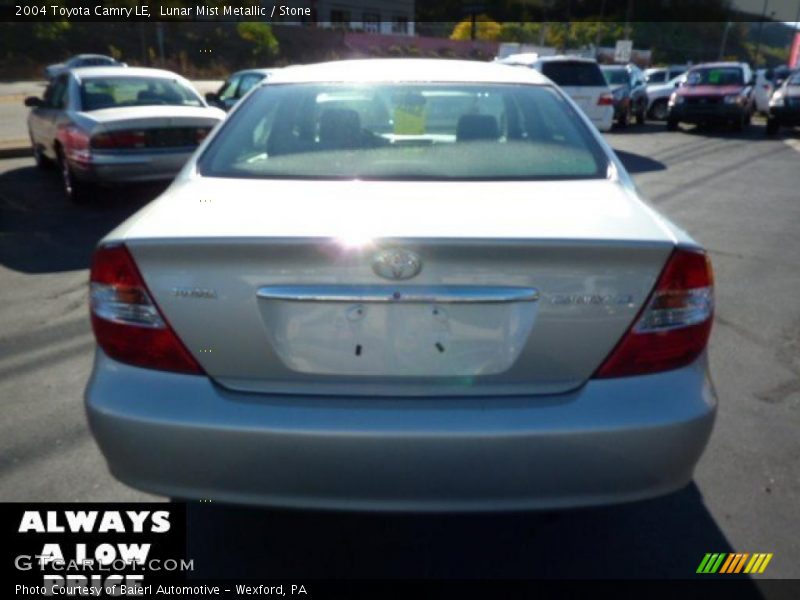 Lunar Mist Metallic / Stone 2004 Toyota Camry LE