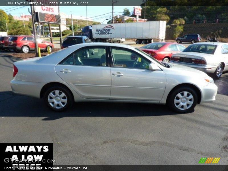 Lunar Mist Metallic / Stone 2004 Toyota Camry LE