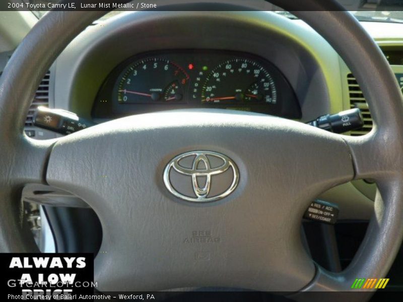 Lunar Mist Metallic / Stone 2004 Toyota Camry LE