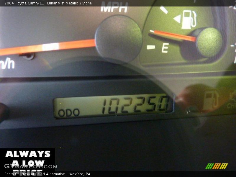 Lunar Mist Metallic / Stone 2004 Toyota Camry LE