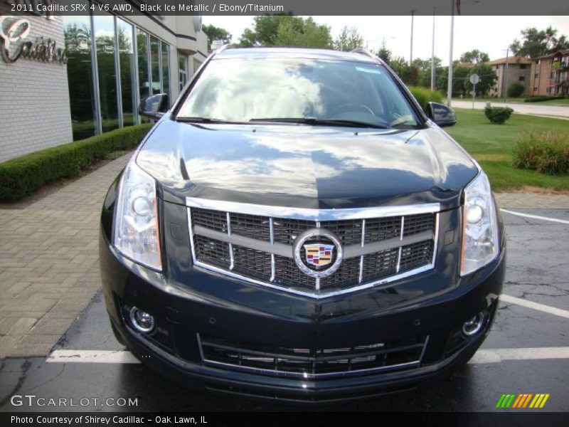Black Ice Metallic / Ebony/Titanium 2011 Cadillac SRX 4 V6 AWD