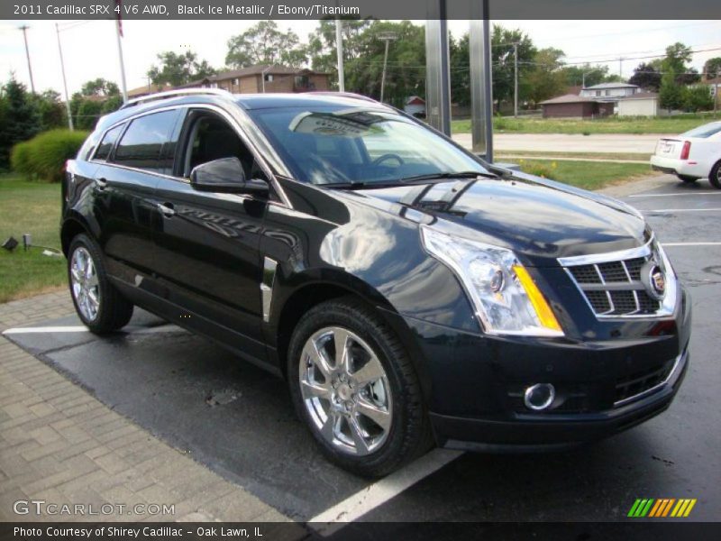 Black Ice Metallic / Ebony/Titanium 2011 Cadillac SRX 4 V6 AWD