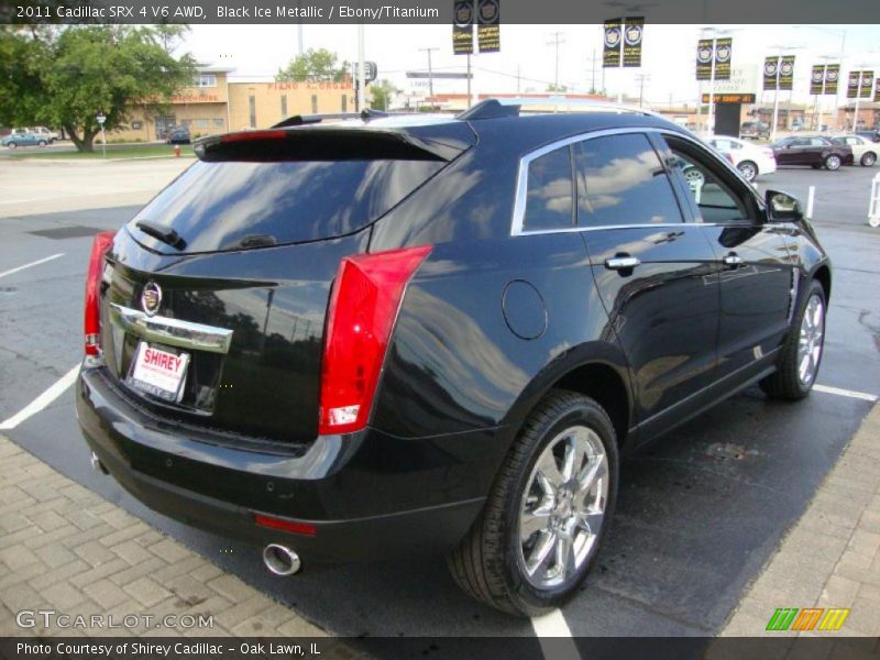 Black Ice Metallic / Ebony/Titanium 2011 Cadillac SRX 4 V6 AWD