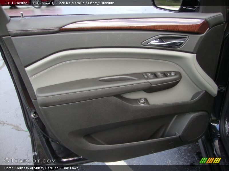 Black Ice Metallic / Ebony/Titanium 2011 Cadillac SRX 4 V6 AWD