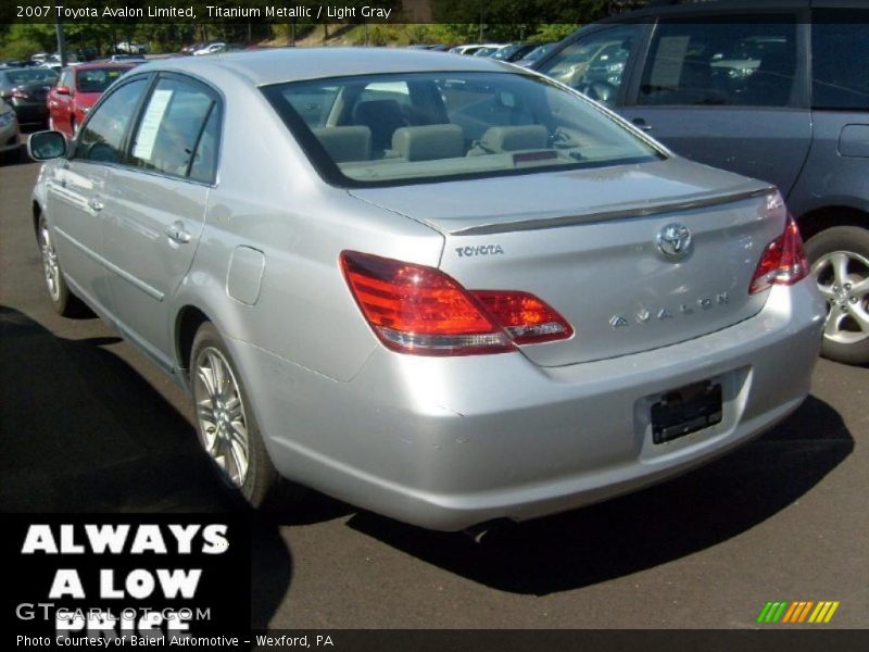 Titanium Metallic / Light Gray 2007 Toyota Avalon Limited