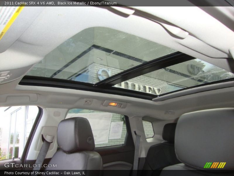 Black Ice Metallic / Ebony/Titanium 2011 Cadillac SRX 4 V6 AWD