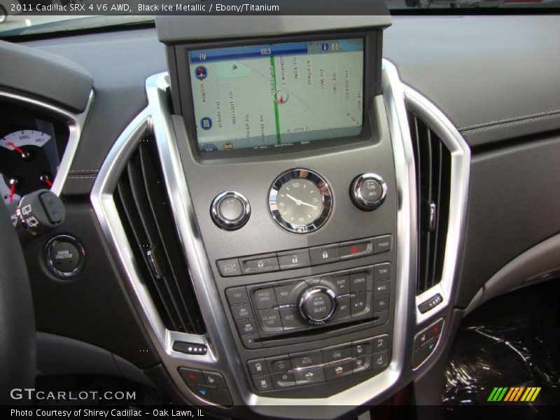 Black Ice Metallic / Ebony/Titanium 2011 Cadillac SRX 4 V6 AWD