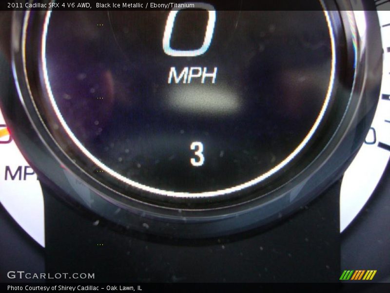 Black Ice Metallic / Ebony/Titanium 2011 Cadillac SRX 4 V6 AWD