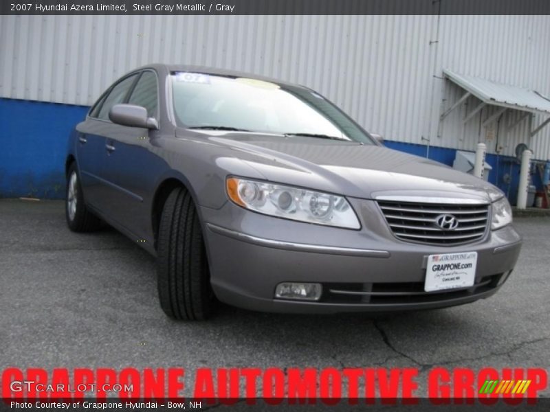 Steel Gray Metallic / Gray 2007 Hyundai Azera Limited