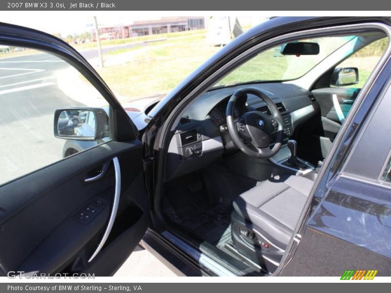 Jet Black / Black 2007 BMW X3 3.0si