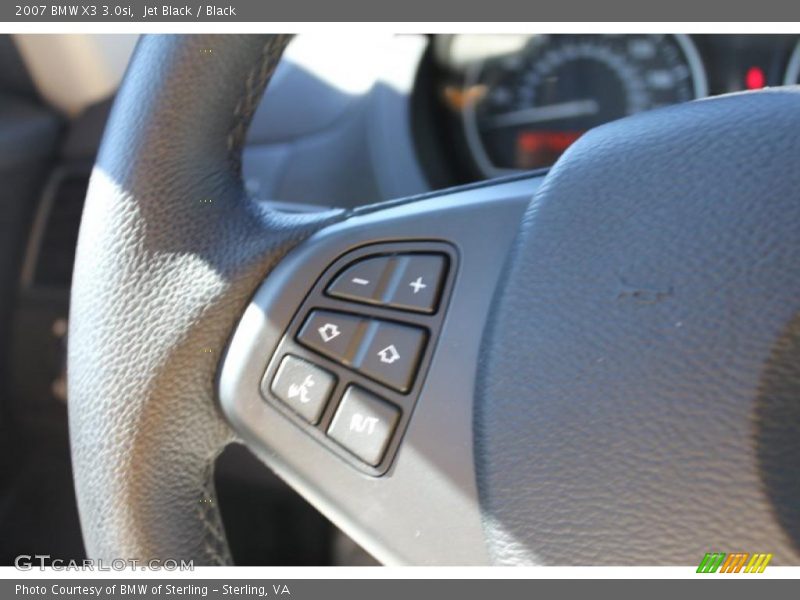 Jet Black / Black 2007 BMW X3 3.0si