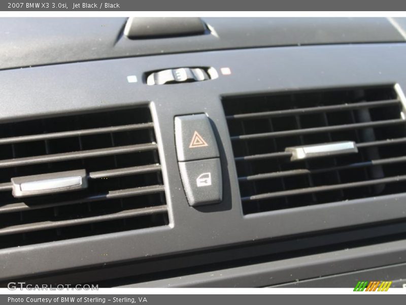 Jet Black / Black 2007 BMW X3 3.0si