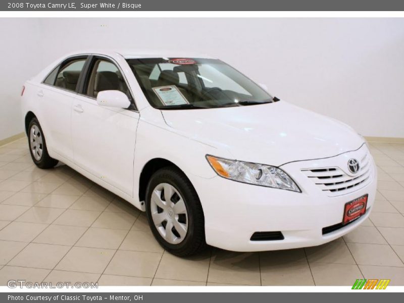 Super White / Bisque 2008 Toyota Camry LE