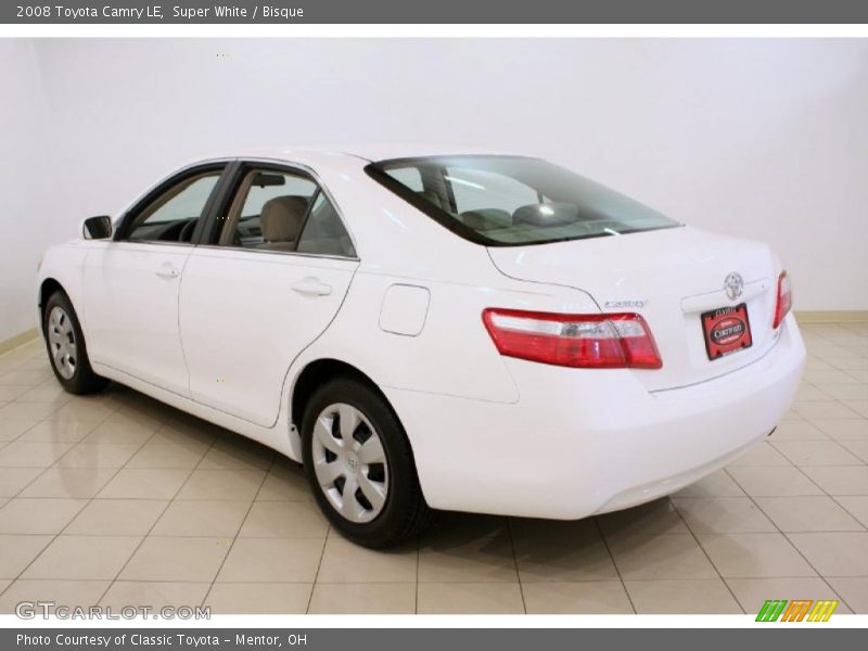 Super White / Bisque 2008 Toyota Camry LE