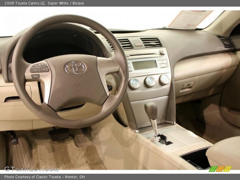 Super White / Bisque 2008 Toyota Camry LE