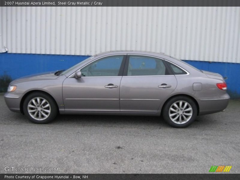 Steel Gray Metallic / Gray 2007 Hyundai Azera Limited