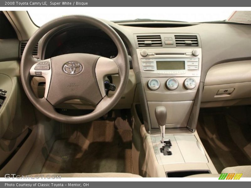 Super White / Bisque 2008 Toyota Camry LE