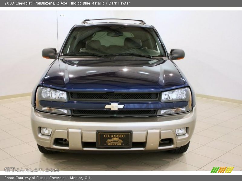 Indigo Blue Metallic / Dark Pewter 2003 Chevrolet TrailBlazer LTZ 4x4