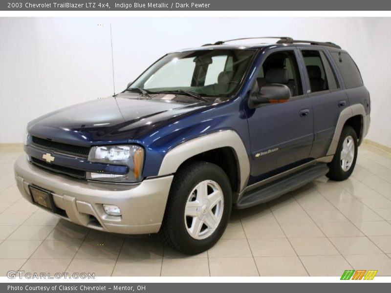 Indigo Blue Metallic / Dark Pewter 2003 Chevrolet TrailBlazer LTZ 4x4