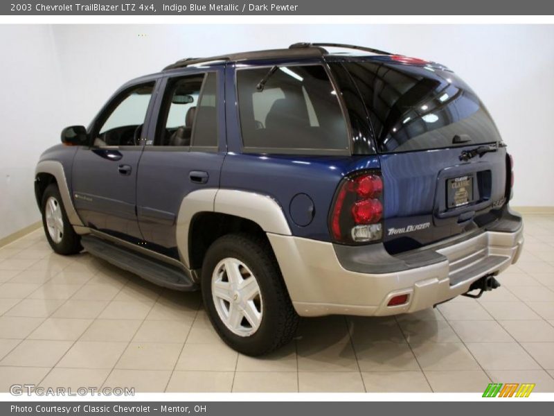 Indigo Blue Metallic / Dark Pewter 2003 Chevrolet TrailBlazer LTZ 4x4