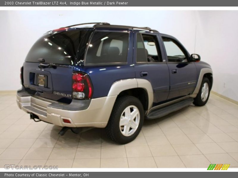 Indigo Blue Metallic / Dark Pewter 2003 Chevrolet TrailBlazer LTZ 4x4